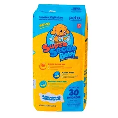 Tapete Higiênico Cães Super Secão Baby Petix C/30 Unidades