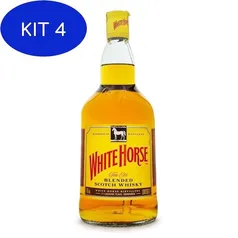 Kit 4 Whisky White Horse 700Ml