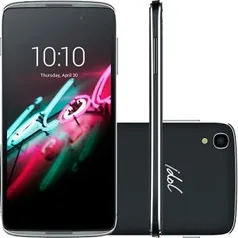 [Submarino] Smartphone Alcatel Idol3 Dual Chip Android 5.1 Tela 4,7" LCD IPS 16GB 4G Câmera 13MP - Cinza por R$ 603