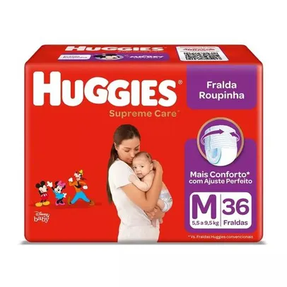 Fralda Huggies Roupinha Supreme Care M 36 Fraldas