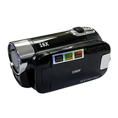 [Compra internacional] Domary Câmera Digital Gravador de Vídeo 16X F-ocus Zoom Design Tela TFT