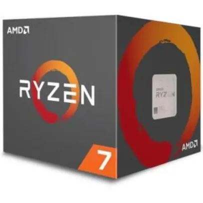 Processador AMD Ryzen 7 2700X, Cooler Wraith Prism, Cache 20MB, 3.7GHz | R$1.200