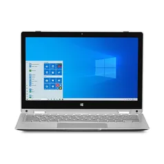 Notebook Multilaser PC302 2 Em 1 Intel Pentium-N3700 4GB 64GB W10 11.6 Prata