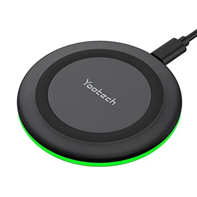 Yootech Carregador sem fio, base de carregamento sem fio máxima de 10 W, compatível com iPhone 13/13