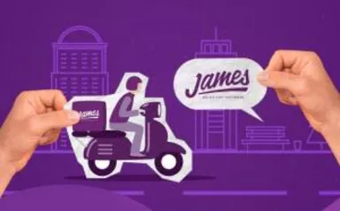 R$12 Off em pedidos com valor mínimo de R$20 no James Delivery