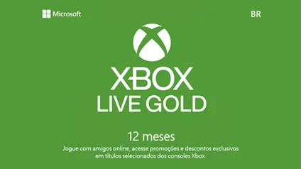 Digital Gift Card Xbox Live 12 meses