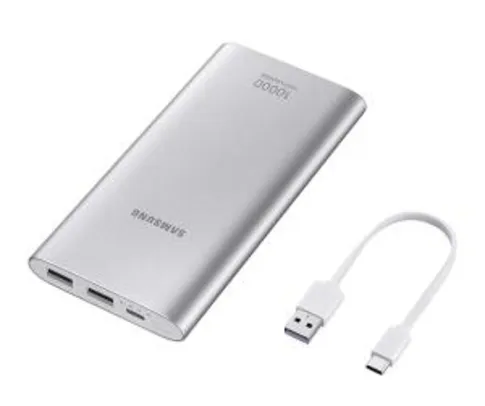 [PRIME] Bateria externa Samsung - Fast Charger 10000Mah | R$ 100