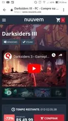 Nuuvem - Darksiders III | R$50