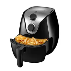 Fritadeira Elétrica Air Fryer 4 Litros Multilaser 127V Preta - R$415