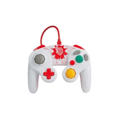 [Com AME  R$114] Controle Fio Power-A Wired Gamecube Mario Nintendo Branco