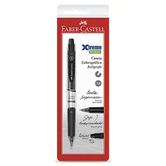 Esferográfica Xtreme Retrátil 1.0, Faber-Castell, SM/XTRT10PR, Preta