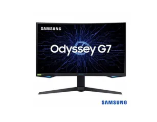 Monitor Gamer Curvo Samsung Odyssey 27" WQHD, 240Hz, 1ms, G-sync, Freesync, Premium Pro, ajuste de altura LC27G75TQ