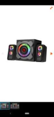 Caixa de Som Gamer Marvo SG-290, RGB, 12 + 2x6W, 3.5mm, SG-290 - R$370