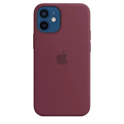 [AME SC 38,15] Capa de Silicone com Magsafe para iPhone 12 mini - Ameixa