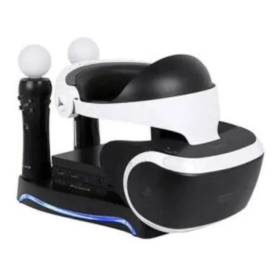 Base e suporte para carregar o Playstation VR - R$110