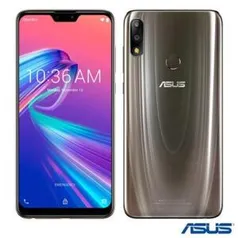 Smartphone Zenfone Max Pro M2 Titanium Asus,Tela 6,3”, 4G, 128 GB, 5000mAh