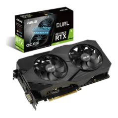 Placa de Vídeo Asus GeForce RTX 2060 OC EVO Dual, 6GB, GDDR6, DLSS, Ray Tracing, DUAL-RTX2060-O6G-EVO