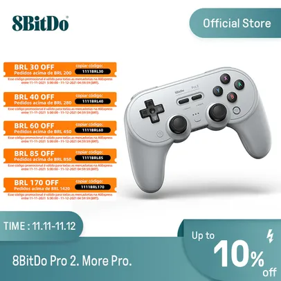 Controle 8BitDo Pro 2 [11.11] 