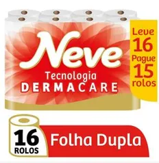 [ PRIMEIRA COMPRA ] Papel Higiênico NEVE Toque de Seda Leve 16 Pague 15 - 16 Rolos + 3 Bombom sonho de valsa