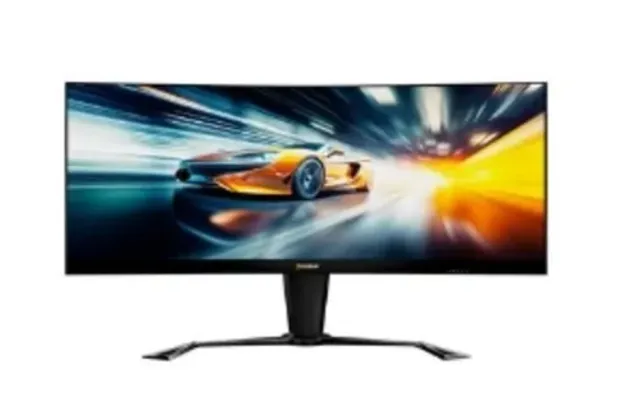 Monitor Gamer KBM! GAMING MG800 34", Ultrawide, 180Hz, QHD, 1ms, DisplayPort e HDMI, Adaptive Sync, 95% SRGB - KGMG80034PT