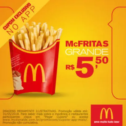 McFritas Grande no McDonald's - R$5,50