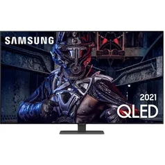 [APP]Smart TV Tela QLED 55 Samsung 55Q80A 4K Wi-Fi Integrado com Processador IA 2 USB 4 HDMI