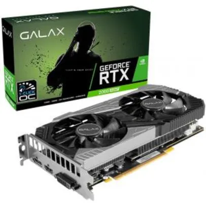 Placa de Vídeo Galax GeForce RTX 2060 Super (1-Click OC), 8GB GDDR6, 256Bit,