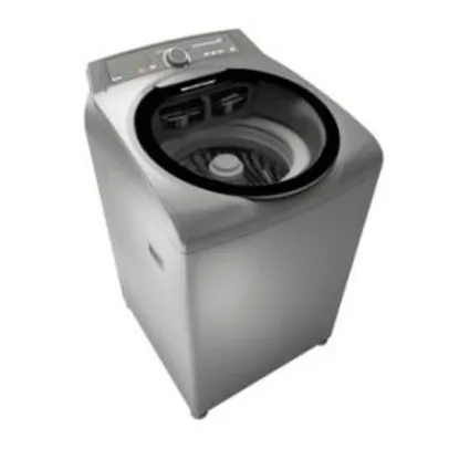 Máquina de Lavar Brastemp 15kg cor Inox com Ciclo Edredom Especial e Enxágue Anti-Alérgico - 220V - R$1747