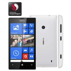 Smartphone Nokia Lumia 520 Branco com Windows Phone 8