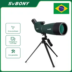 [BR] Luneta de observação SVBONY SV28/SV28PLUS com tripé, 25-75x70, à prova d'água