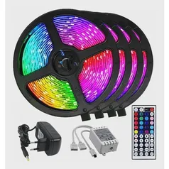 [Internacional] Fita led RGB 20m com controle | R$73