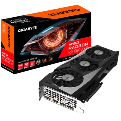 Placa de Vídeo Gigabyte Radeon RX 6600 XT Gaming OC PRO, 8GB, GDDR6, FSR, Ray Tracing, GV-R66XTGAMINGOC PRO-8GD