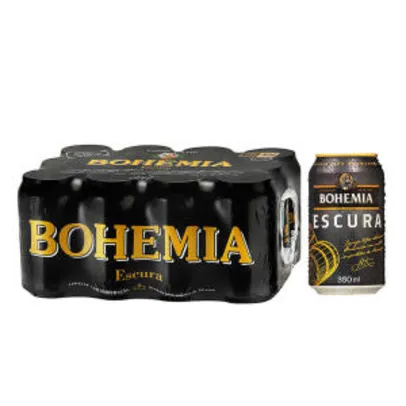 Cerveja Bohemia Escura 350ml Caixa (12 unidades) | R$20