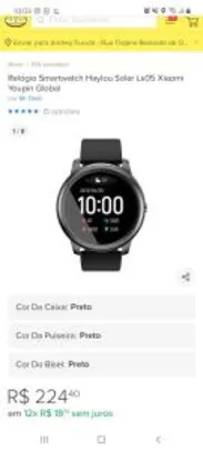 Relógio Smartwatch Haylou Solar Ls05 Xiaomi Youpin Global | R$224