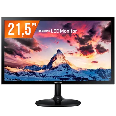 Monitor Samsung 21.5' LED, Full HD, HDMI, VESA, 5ms, 60hz  - LS22F350FHLMZD