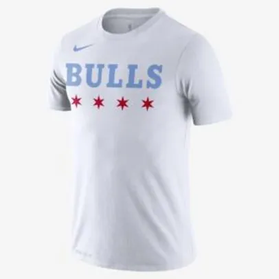 Camiseta Nike Bulls City Edition Logo Masculina | R$ 72