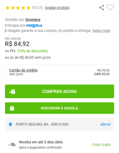 Imagen na descrição da promoção