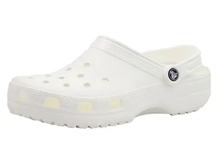 Crocs Classic Tamanco, Unissex Adultos, Branco (White), 40