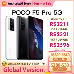 Smartphone Poco F5 256GB / 8gb