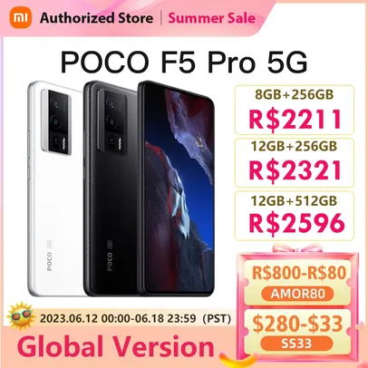 Smartphone Poco F5 256GB / 8gb