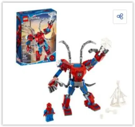 LEGO Super Heroes - Robô Spider-Man 76146 - 152 Peças | R$ 46