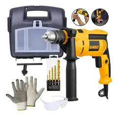 Furadeira Impacto Parafusadeira 1/2 710w Dwd502 Dewalt + Kit