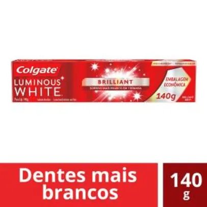 [PRIME] Creme Dental Colgate Luminous White Brilliant Mint 140g - (5 Unidades)
