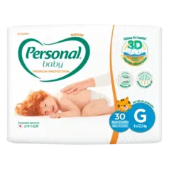Fralda Personal Baby Premium Protection G Pacote 30 Unidades