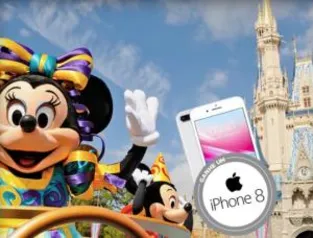 Pacote: Orlando, Aéreo + Hotel (4, 7, 10 ou 12 diárias)  + iPhone 8, a partir de R$2.999