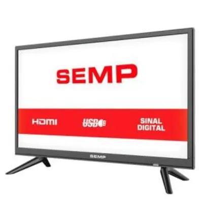 TV LED 24" HD Semp S1300 2 HDMI 2 USB - R$616