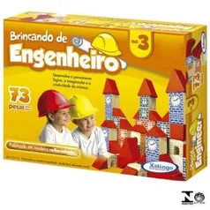 Jogo Brincando De Engenheiro N3 73 Peças 5277.6 Xalingo | R$ 14