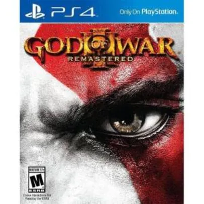 God of War III Remasterizado - Ps4 R$25 (R$20 com AME)