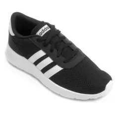 Tênis Adidas Lite Racer Masculino - Preto e Branco R$145