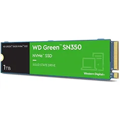 SSD M.2 2280 Western Digital Green SN350 1TB NVME - WDS100T3G0C